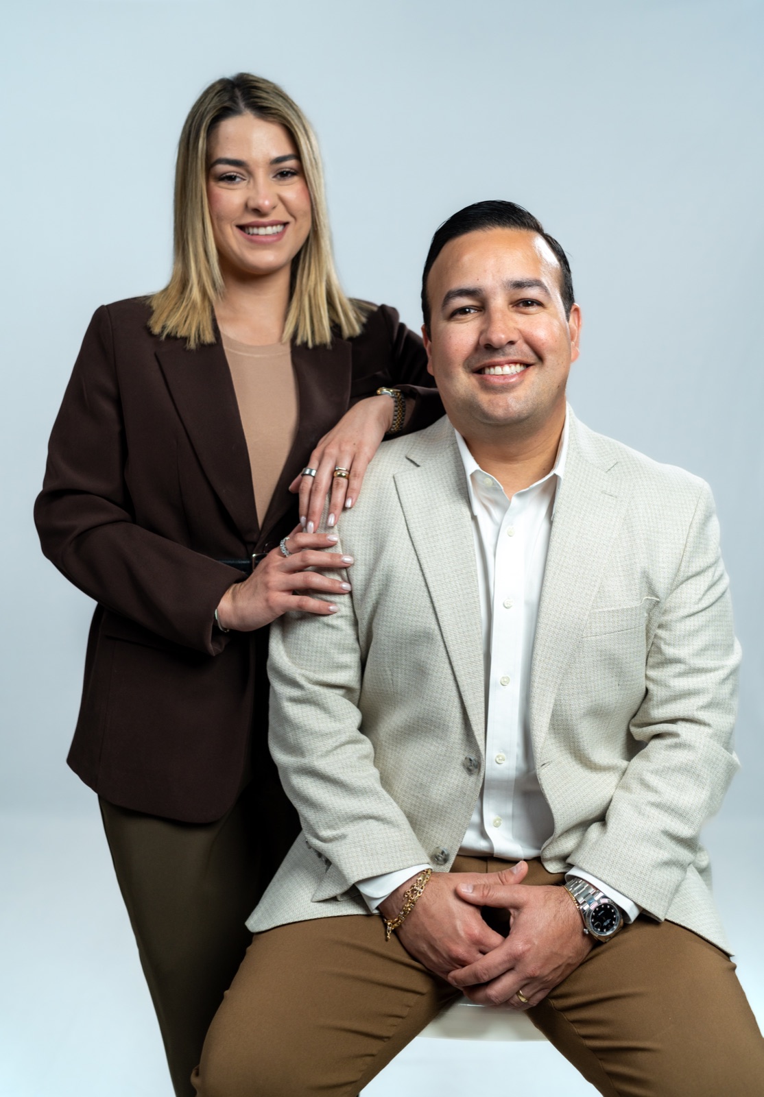 Guillermo Carrasco y Bárbara Vargiu, fundadores de Vivo Seguro